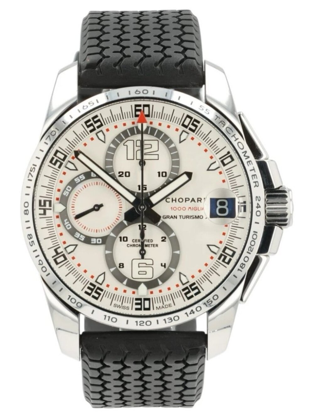 Chopard Mille Miglia White Dial Stainless Steel 44mm Automatic Men’s Watch 8459